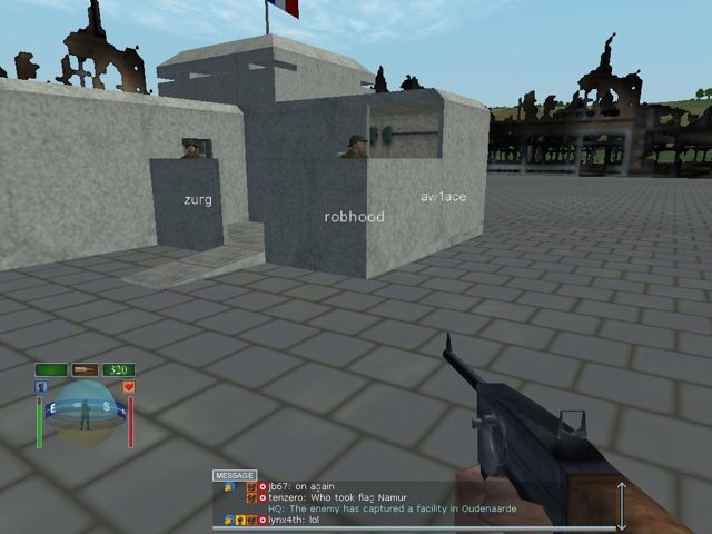 Screenshot: holding the bunker at Namur